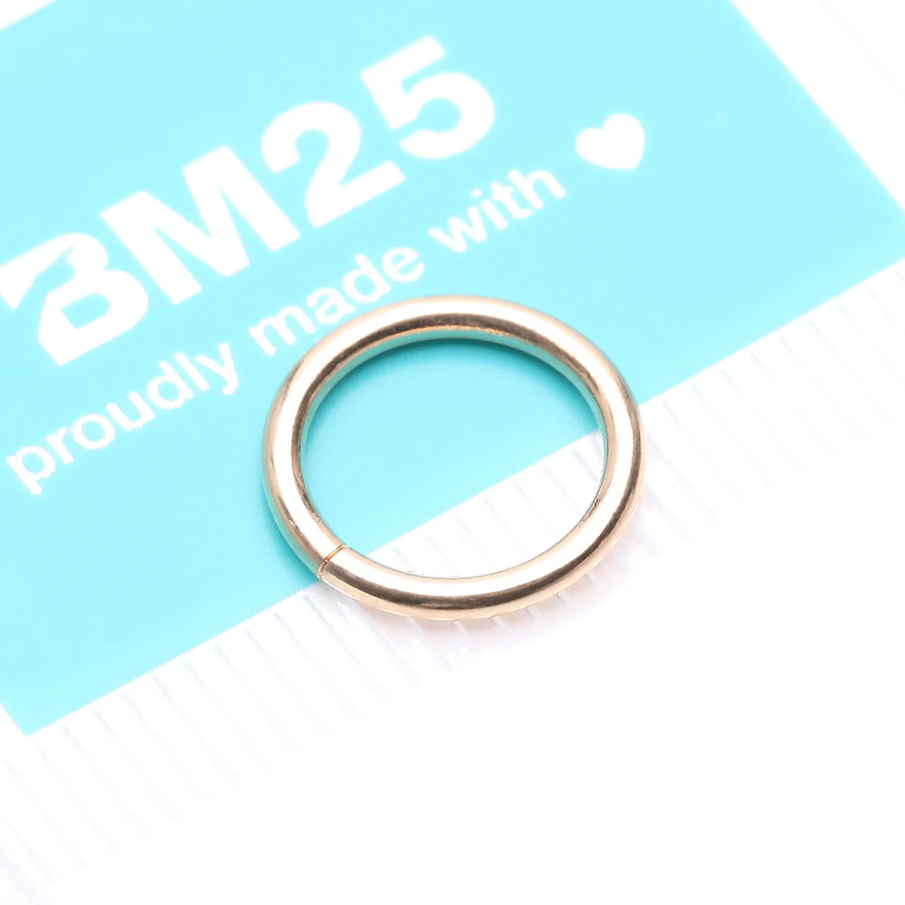 14 Karat Gold Basic Bendable Hoop Ring - Image 5