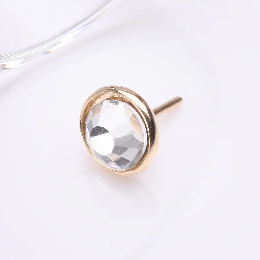 14 Karat Gold OneFit Threadless Bezel Gem Top Part - Image 3