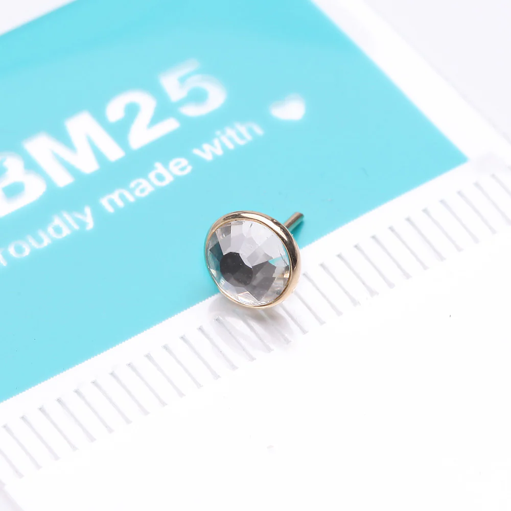 14 Karat Gold OneFit Threadless Bezel Gem Top Part - Image 4