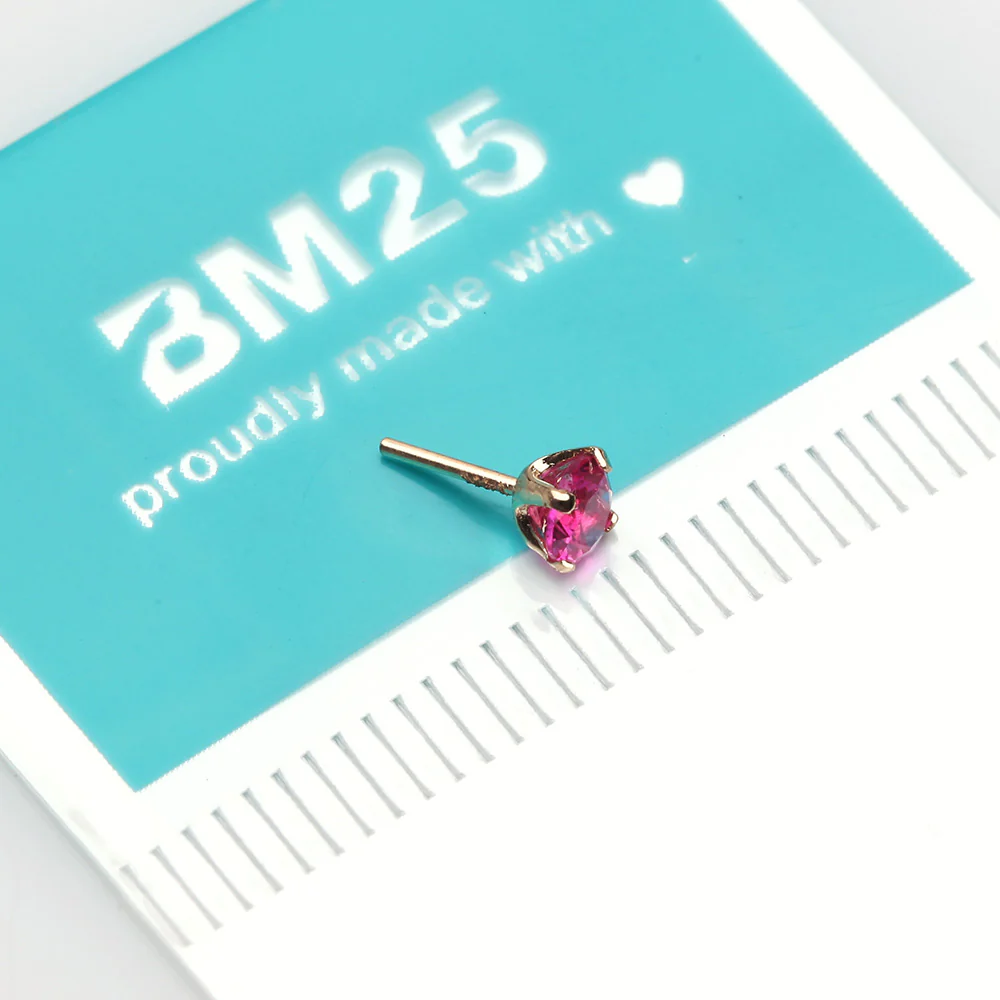 14 Karat Gold OneFit Threadless Prong Set Gem Top Part - Image 3