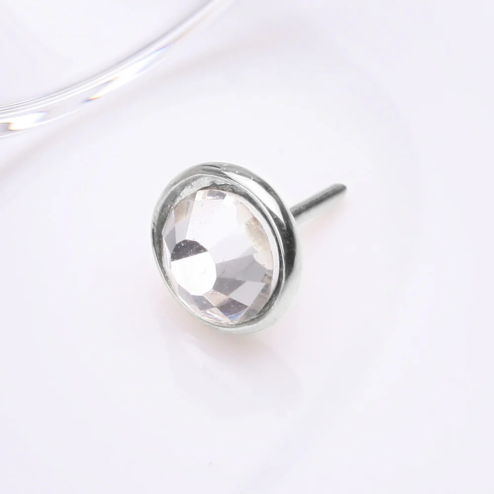 14 Karat White Gold OneFit Threadless Bezel Gem Top Part - Image 3