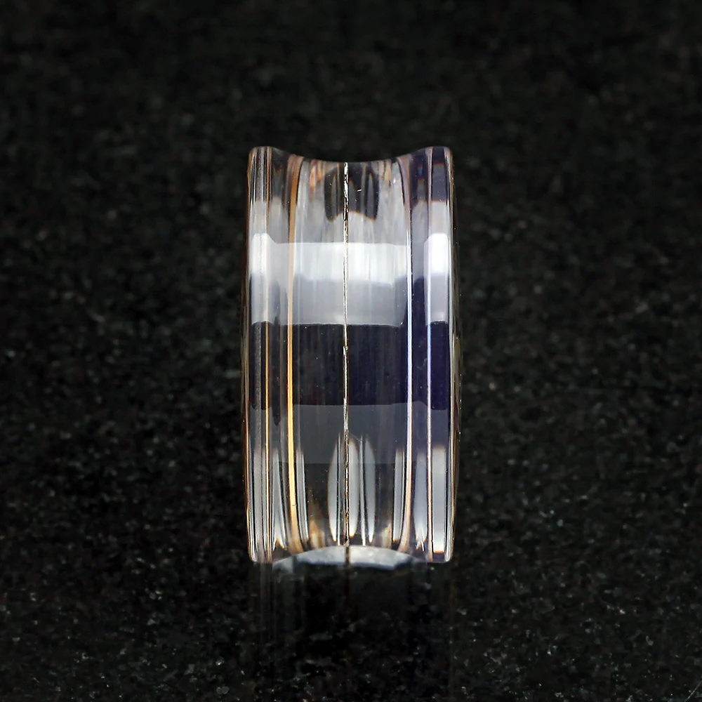 A Pair of Abalone Inlay Double Flared Ear Gauge Plug - Image 4