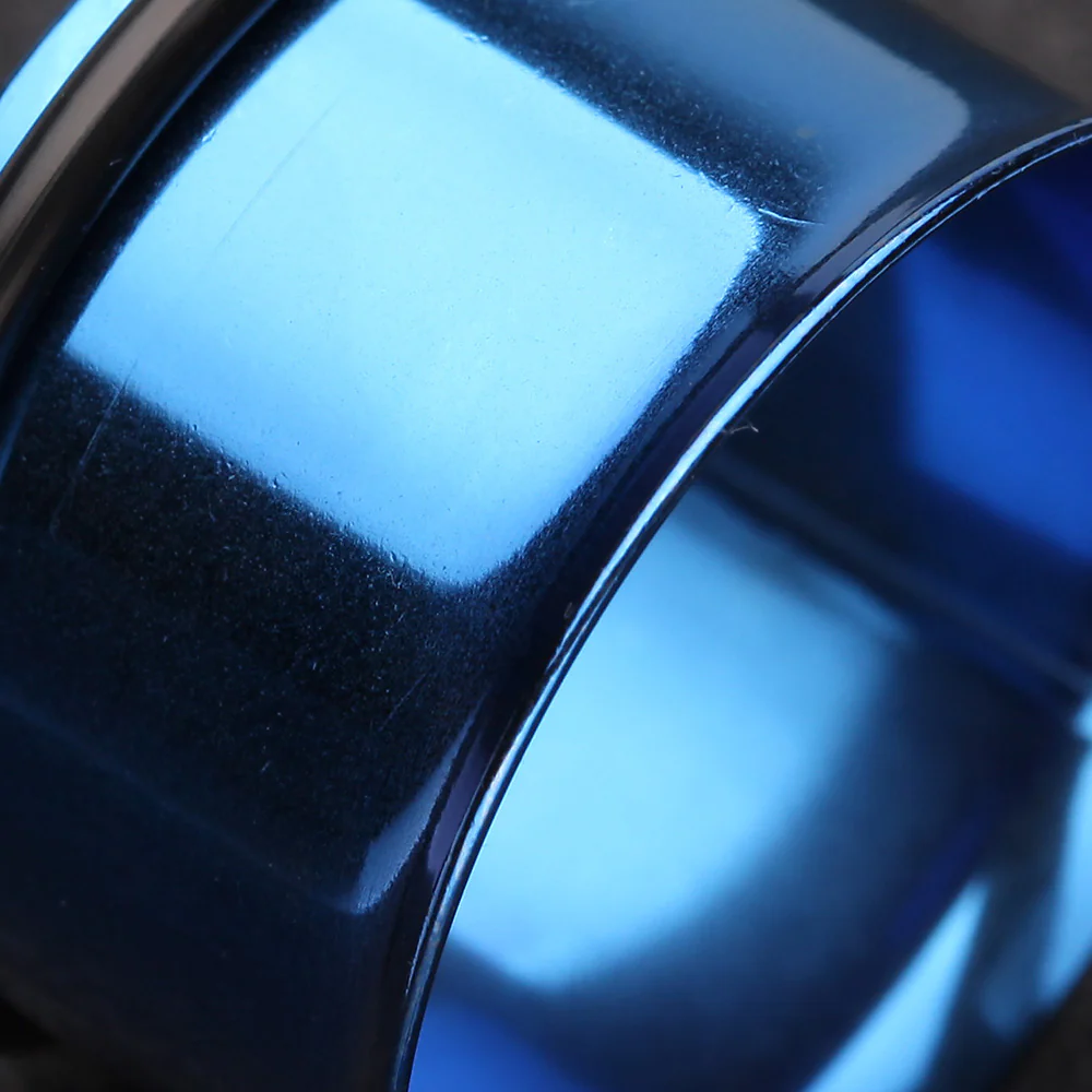 A Pair of Colorline Single Flared Ear Gauge Tunnel Plug - Image 5