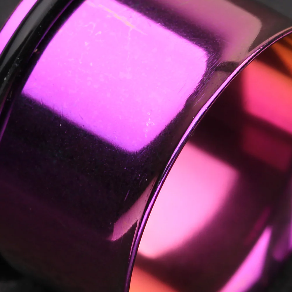 A Pair of Colorline Single Flared Ear Gauge Tunnel Plug - Image 5