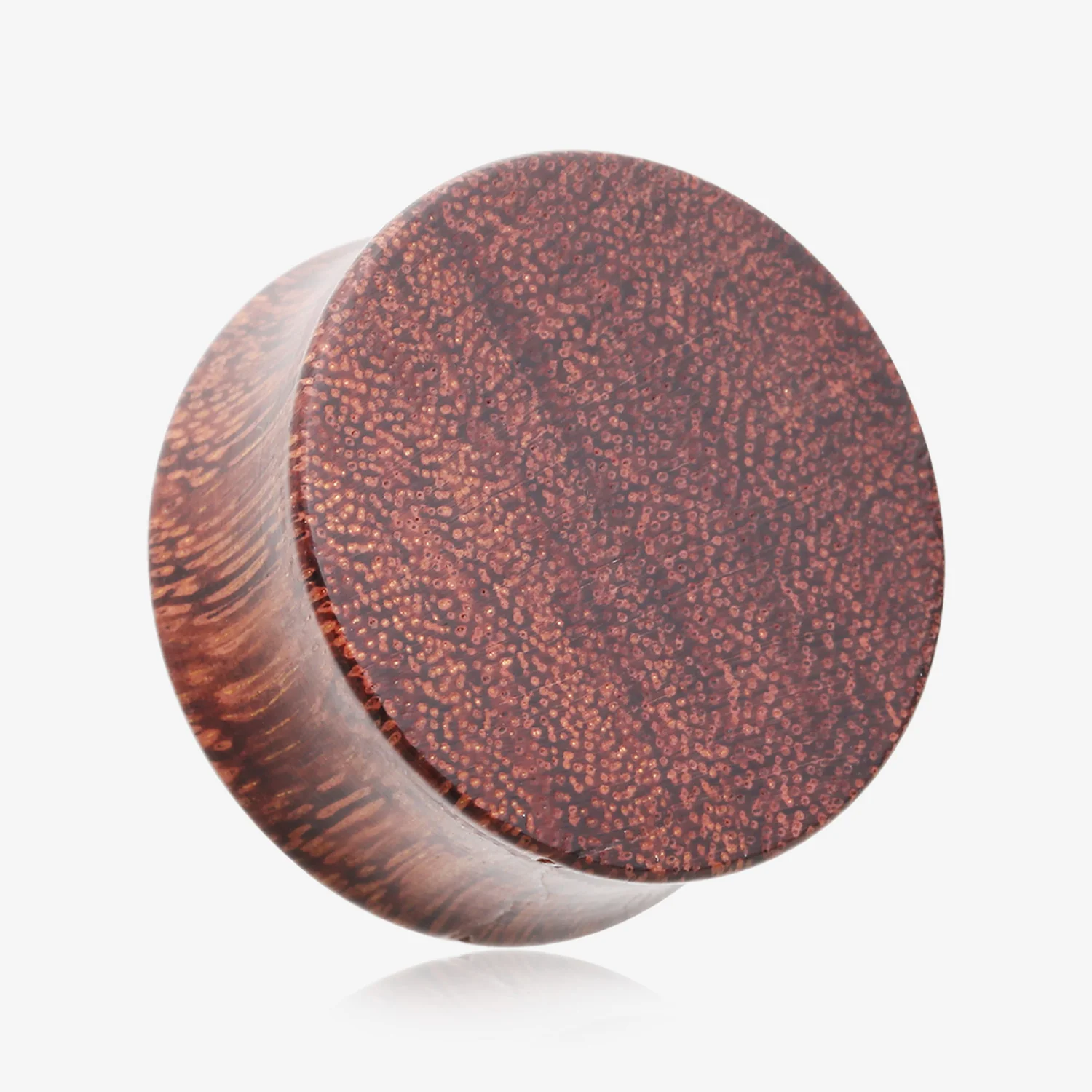 A Pair of Dark Tamarind Wood Double Flared Plug