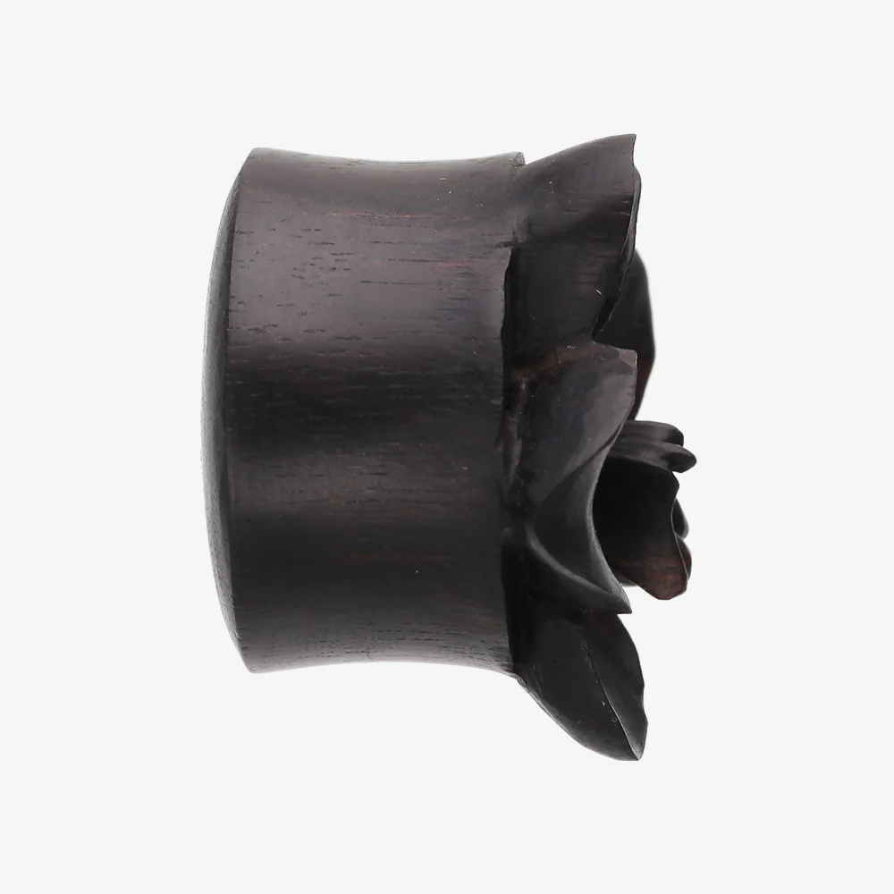 A Pair of Divine Orchid Organic Arang Wood Ear Gauge Plug - Image 4