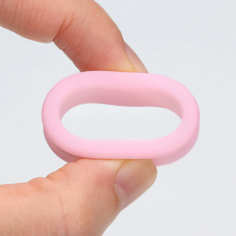 A Pair Of Soft Pastel Silicone Double Flared Tunnel Plug - Image 3