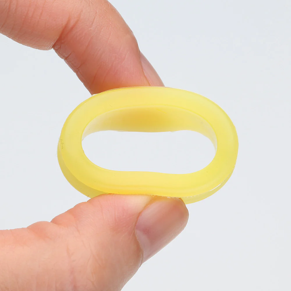 A Pair of Flexible Silicone Double Flared Ear Gauge Tunnel Plug - Image 3