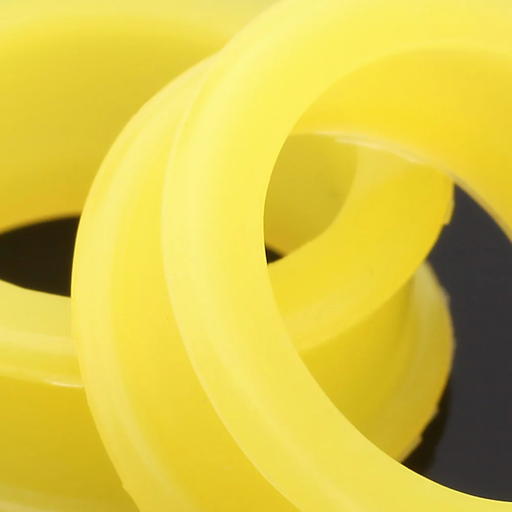 A Pair of Flexible Silicone Double Flared Ear Gauge Tunnel Plug - Image 5