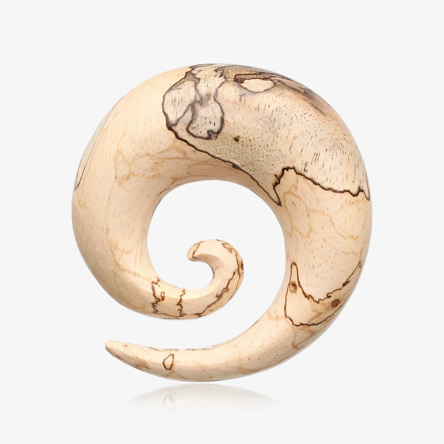 A Pair Of Old Tamarind Wood Spiral Hanger Plug
