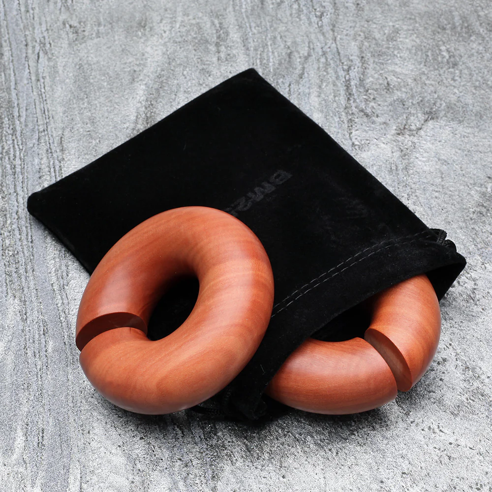 A Pair of Sabo Wood Hoop Hanger Plug - Image 5