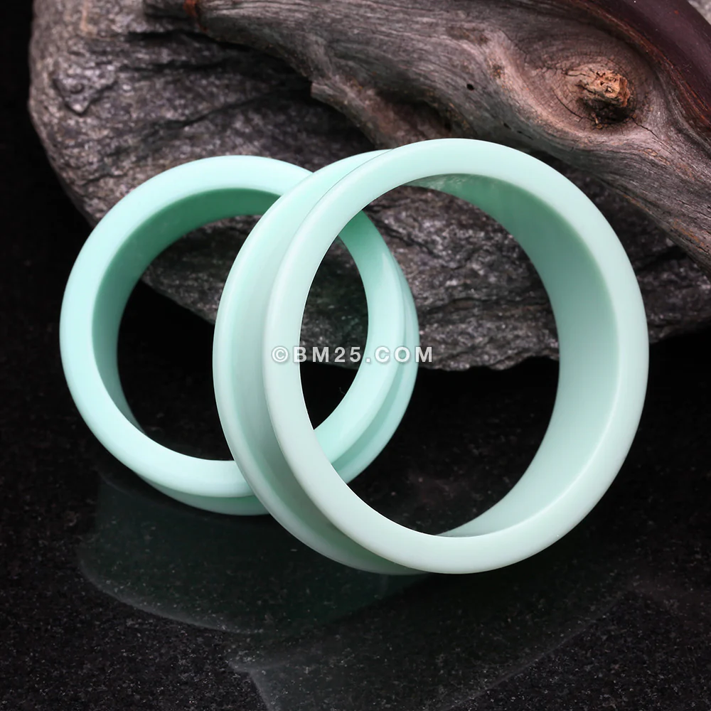 A Pair Of Soft Pastel Silicone Double Flared Tunnel Plug - Image 7