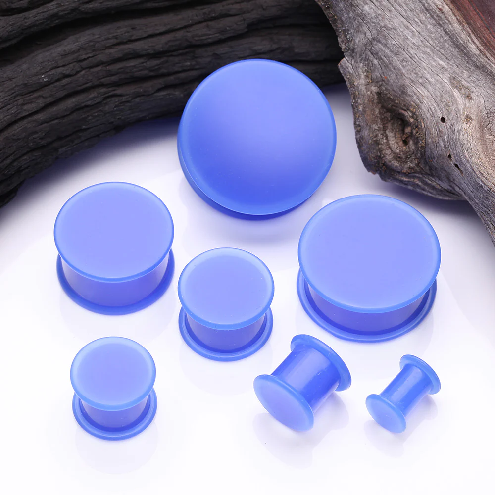 A Pair Of Soft Silicone Double Flared Plug - Image 3