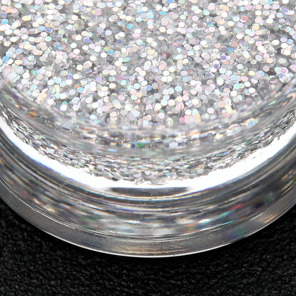 A Pair of Ultra Shine Glittered Double Flared Acrylic Ear Gauge Plug - Image 5