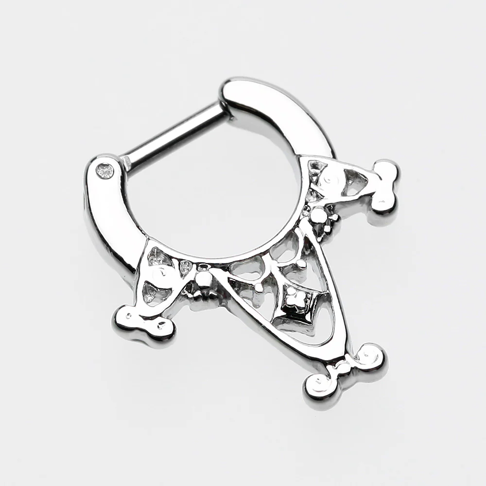 Amarhus Tribal Filigree Septum Clicker - Image 3