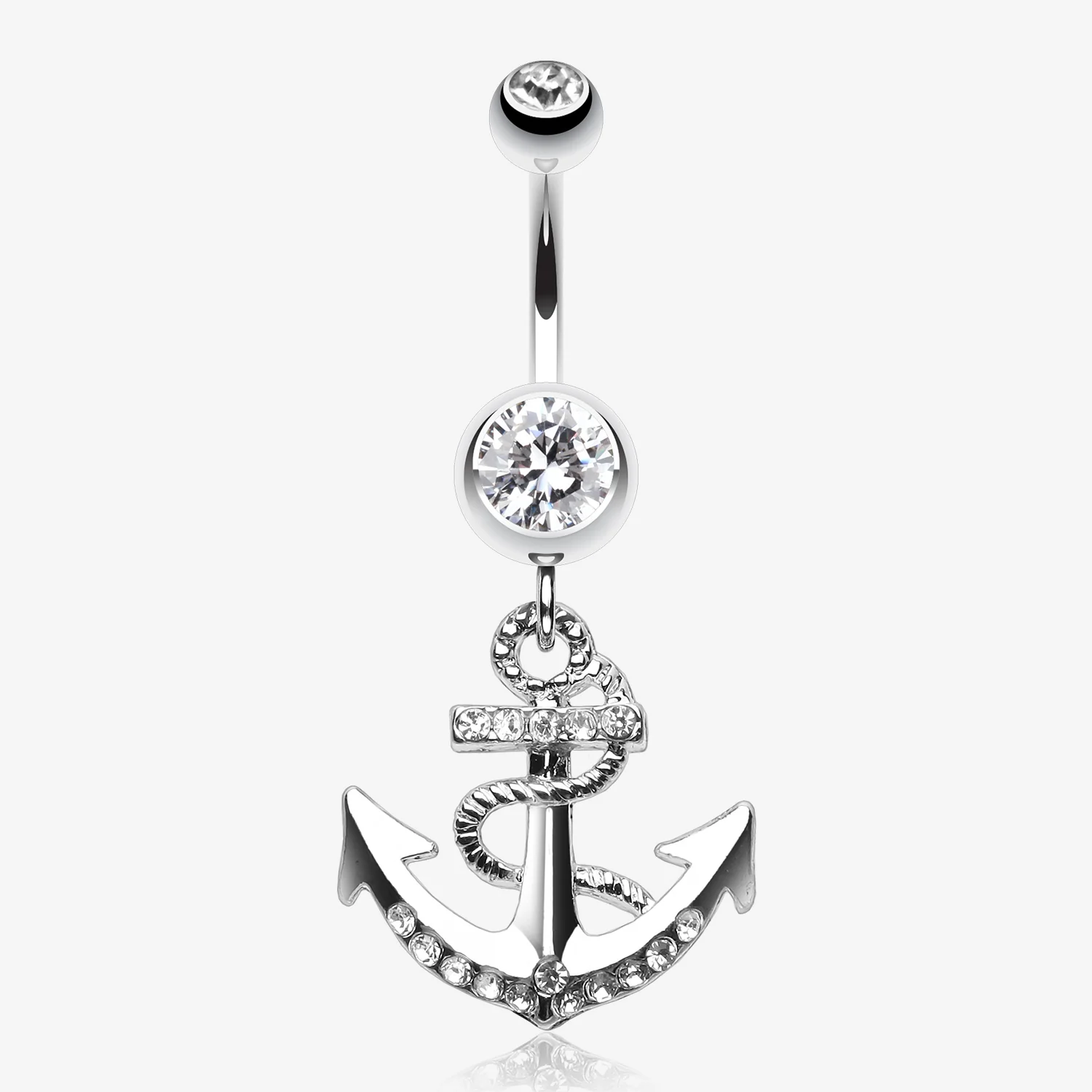Anchor Dock Belly Button Ring