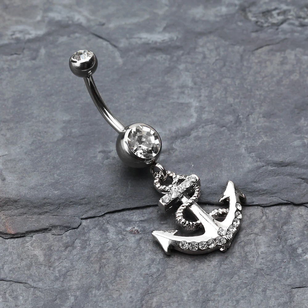 Anchor Dock Belly Button Ring - Image 3