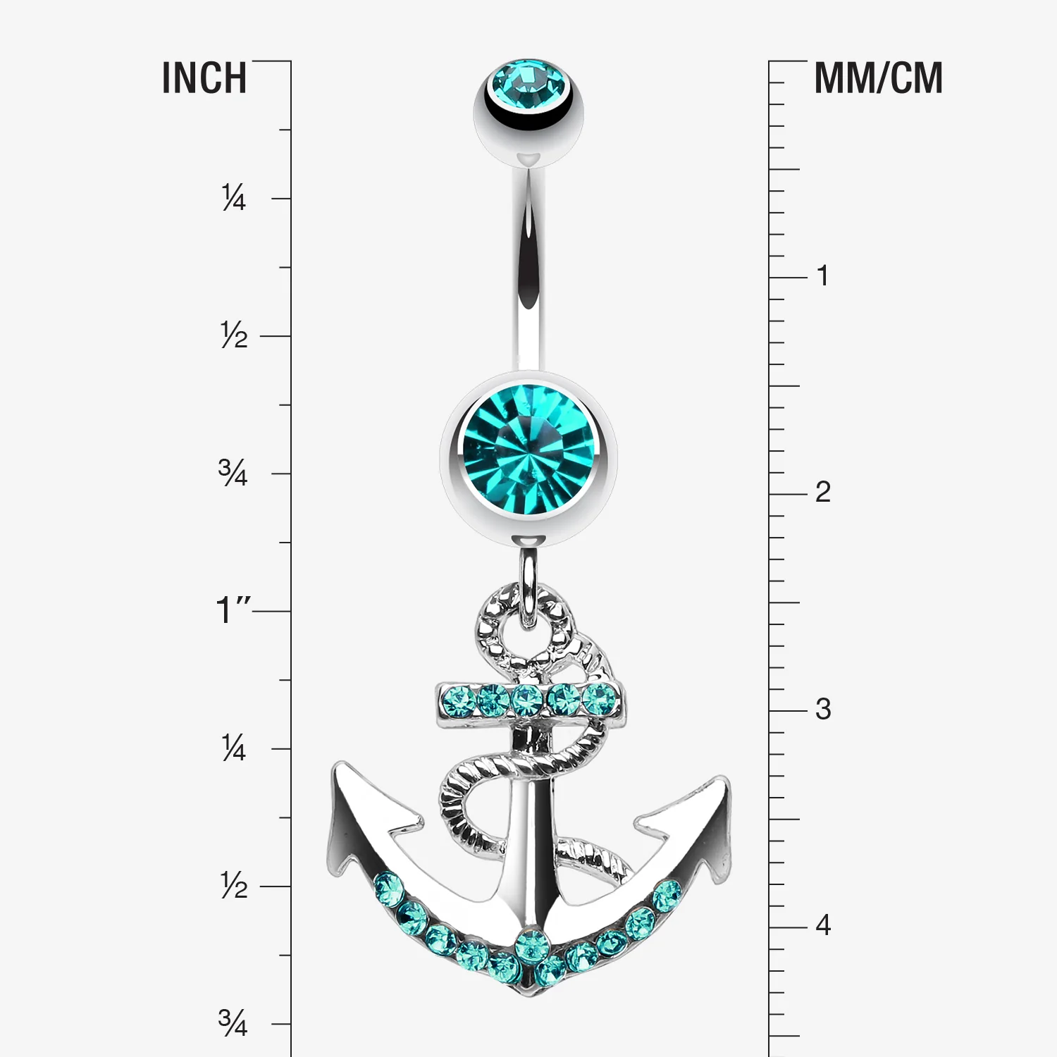 Anchor Dock Belly Button Ring - Image 2