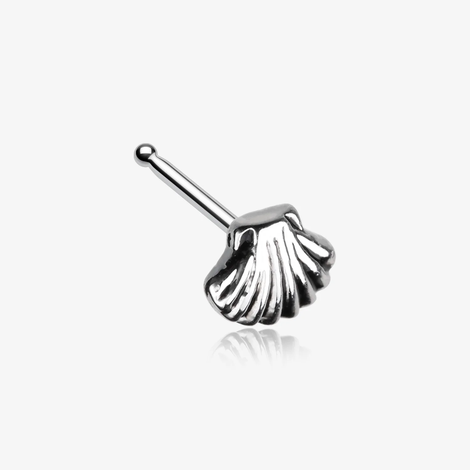 Ariel's Shell Icon Nose Stud Ring