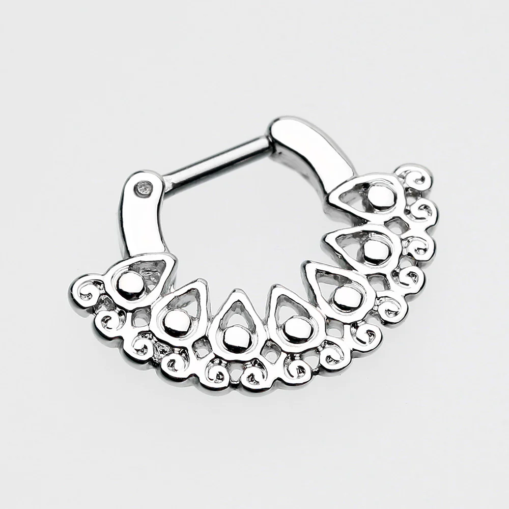 Arioso Filigree Septum Clicker - Image 3