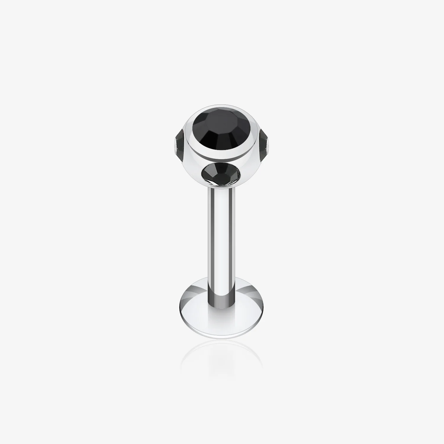 Aurora Gem Ball Steel Labret