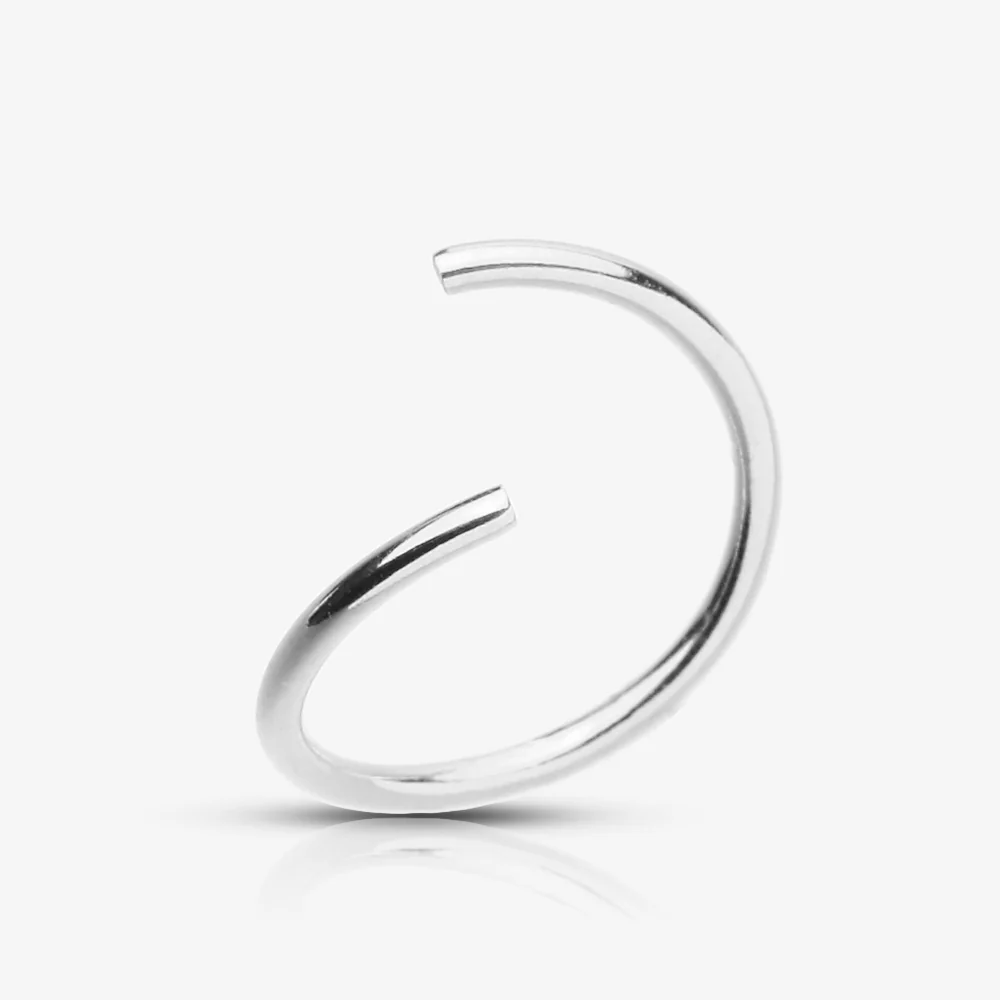 Basic Steel Bendable Hoop Ring - Image 3