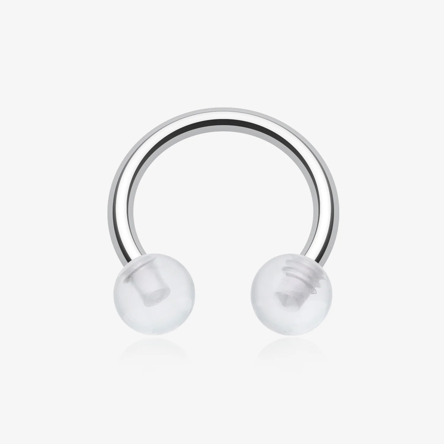 Basic UV Acrylic Horseshoe Circular Barbell