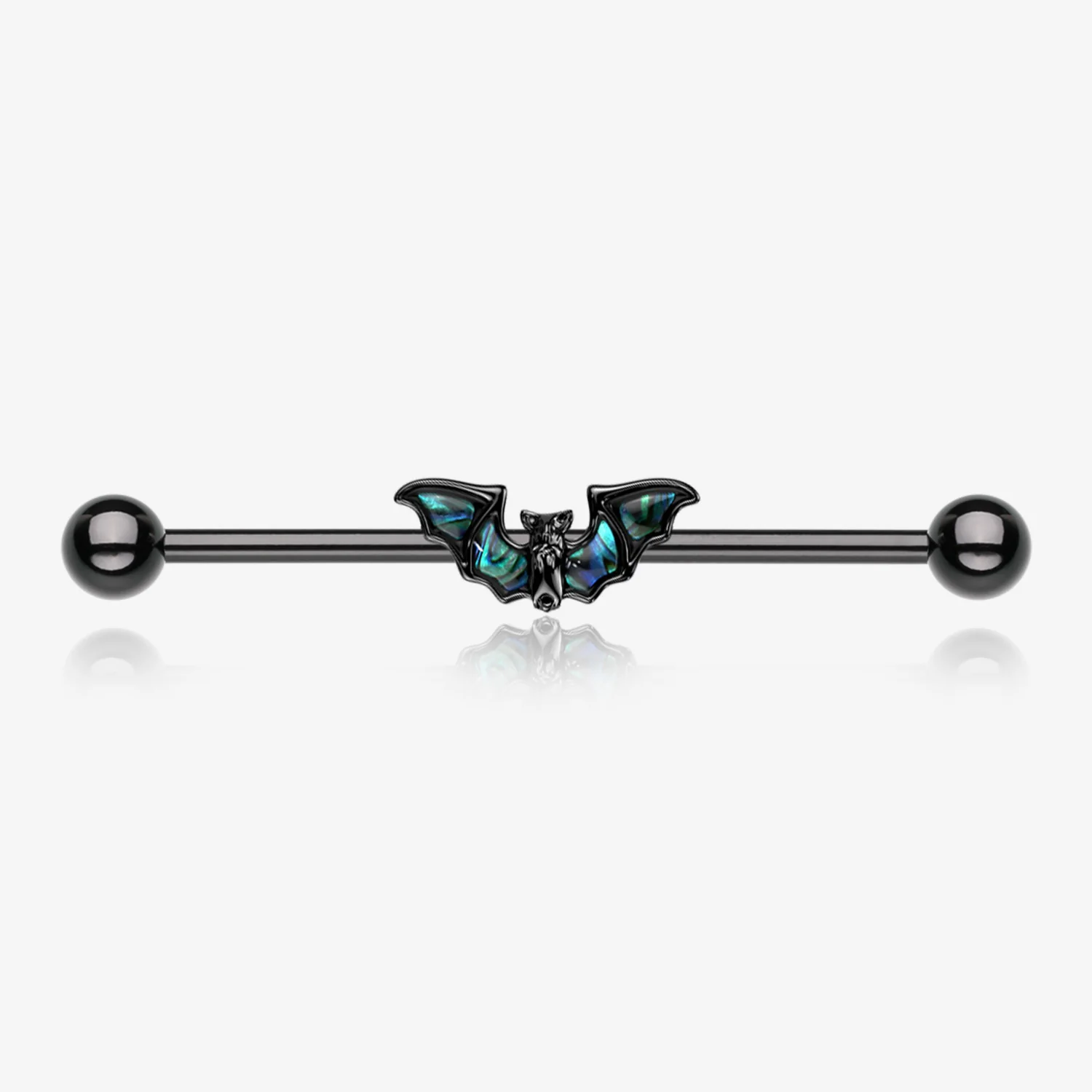 Blackline Abalone Night Bat Steel Industrial Barbell