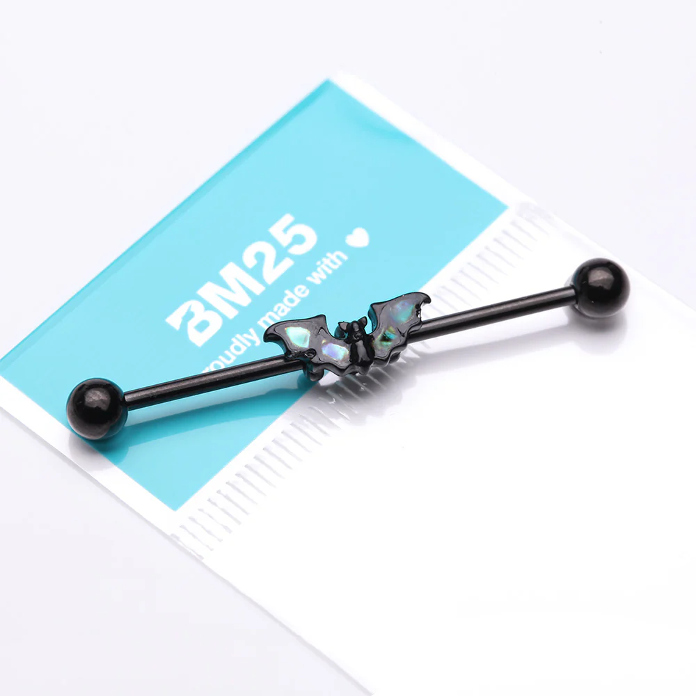 Blackline Abalone Night Bat Steel Industrial Barbell - Image 4