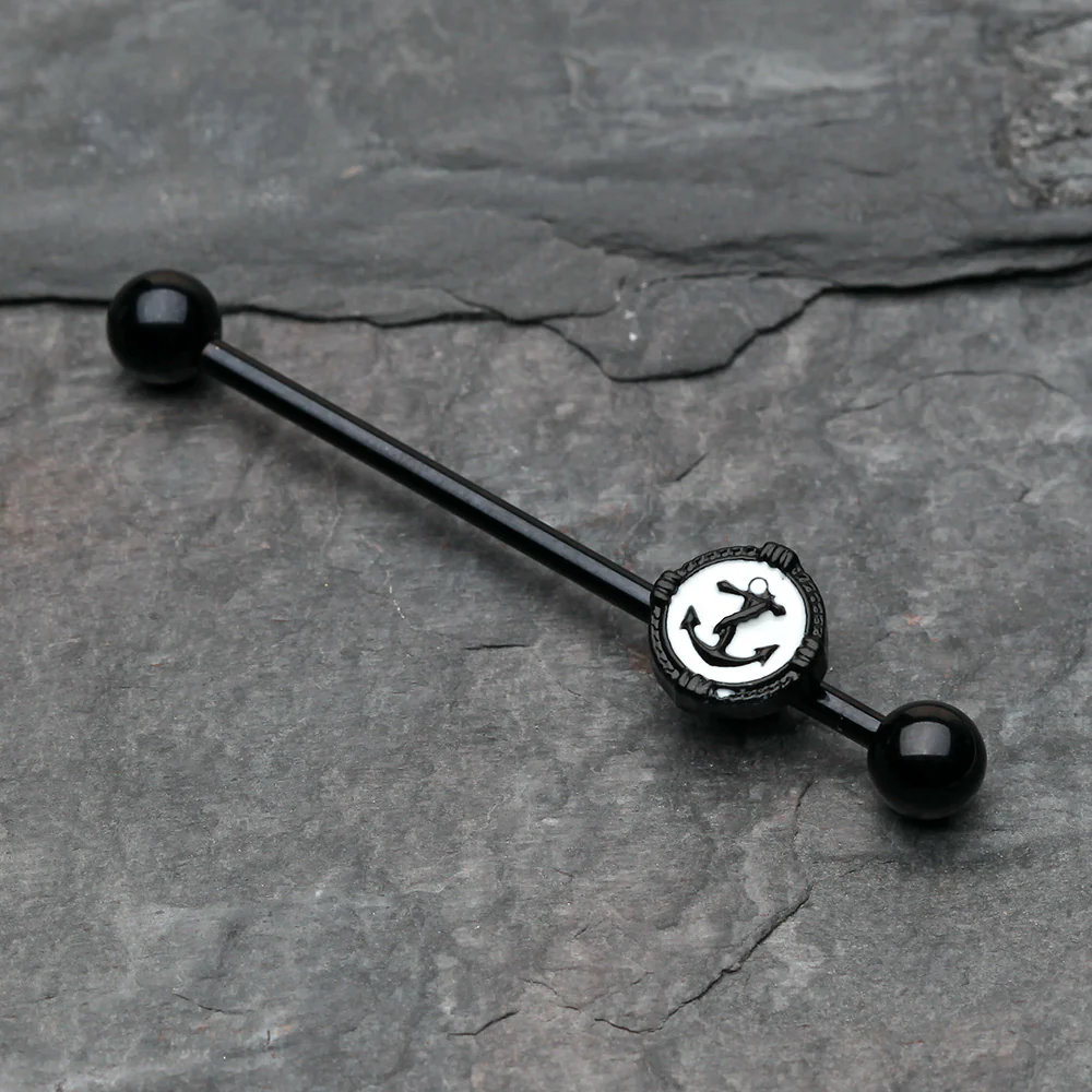 Blackline Anchor Rivet Industrial Barbell - Image 3