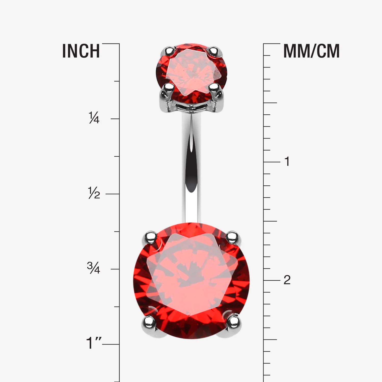 Brilliant Gem Sparkle Belly Ring - Image 2