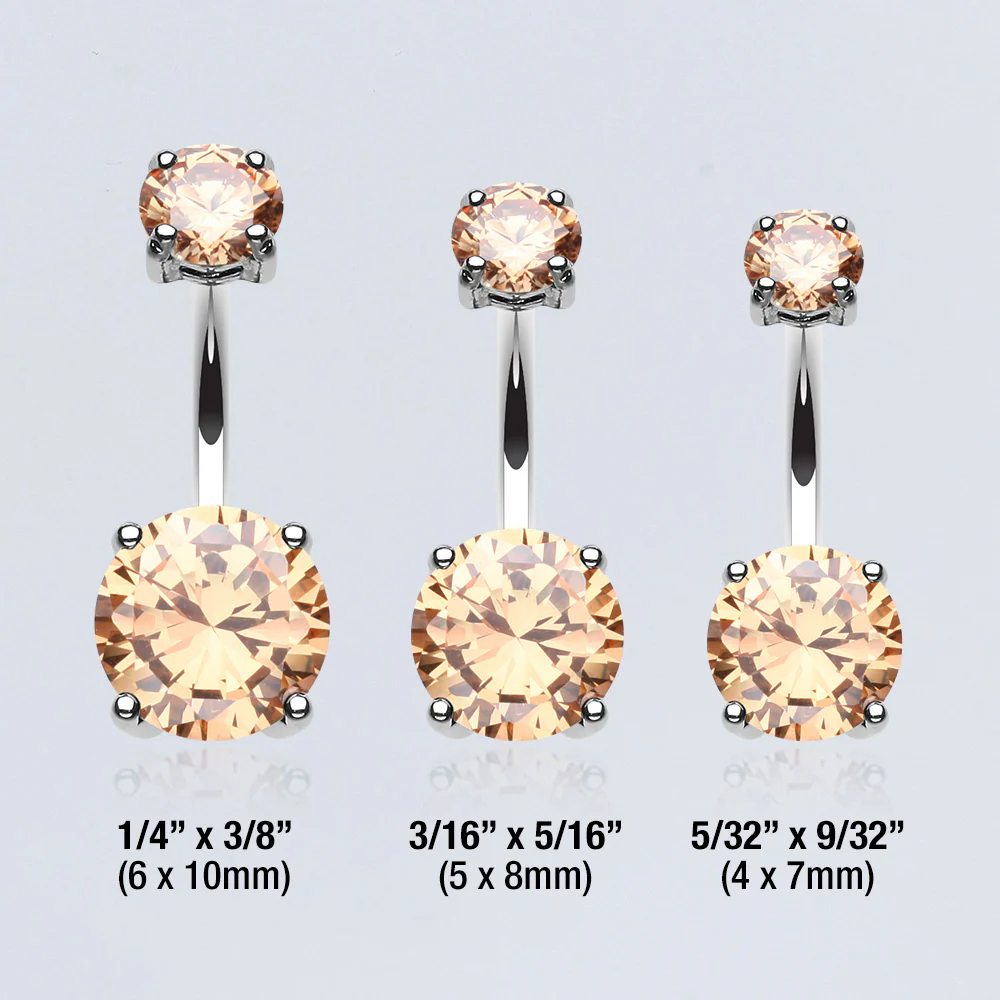 Brilliant Gem Sparkle Belly Ring - Image 4