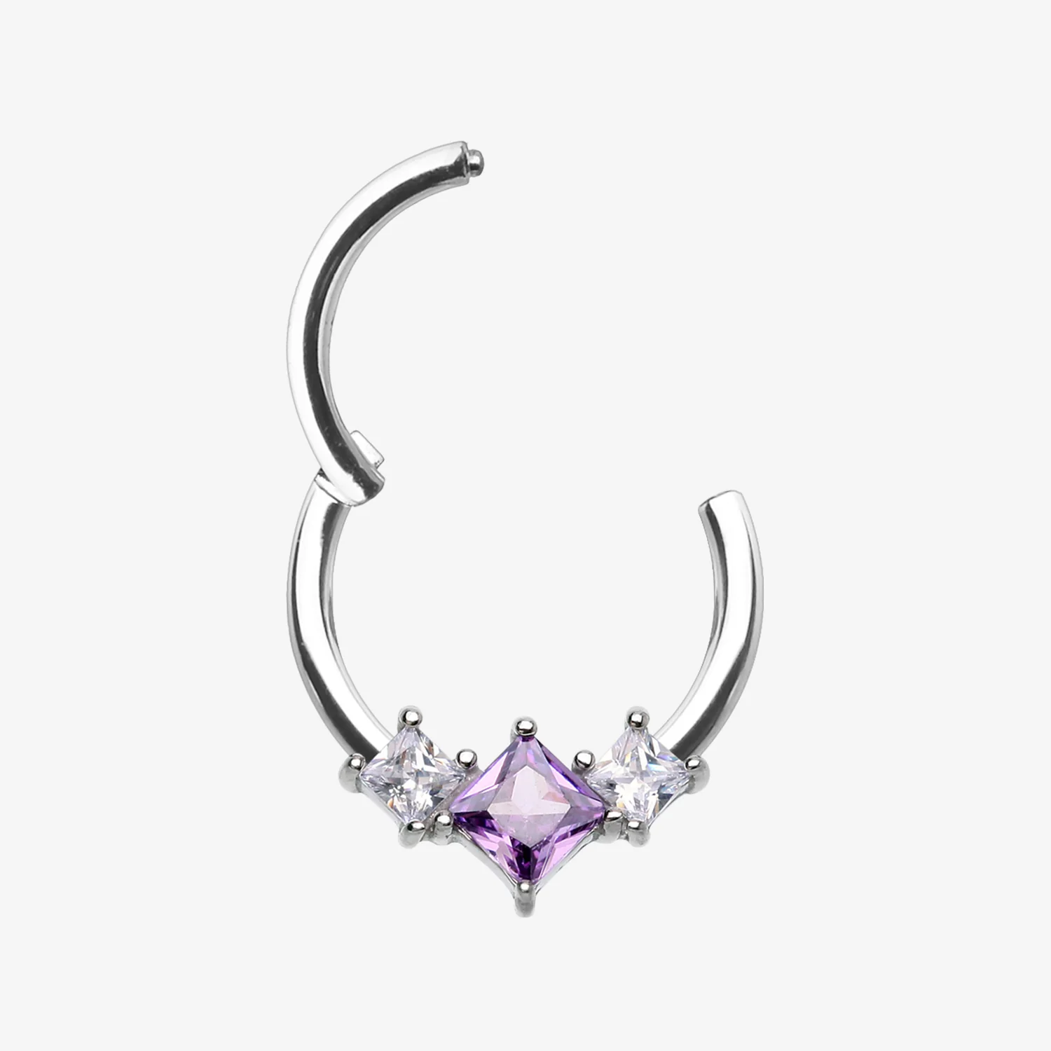 Brilliant Sparkle Princess Trio Sparkle Clicker Hoop Ring - Image 2