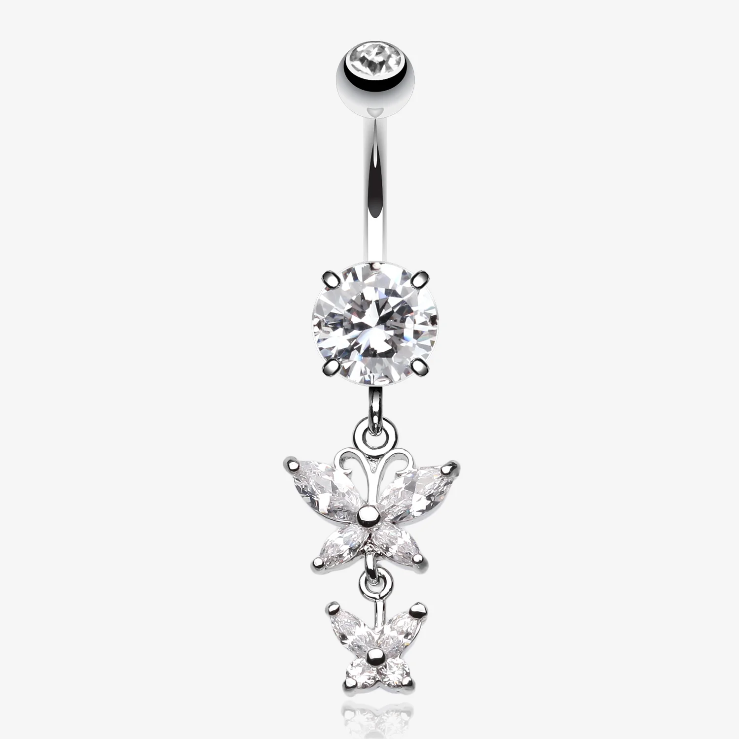 Butterfly Besties Belly Button Ring