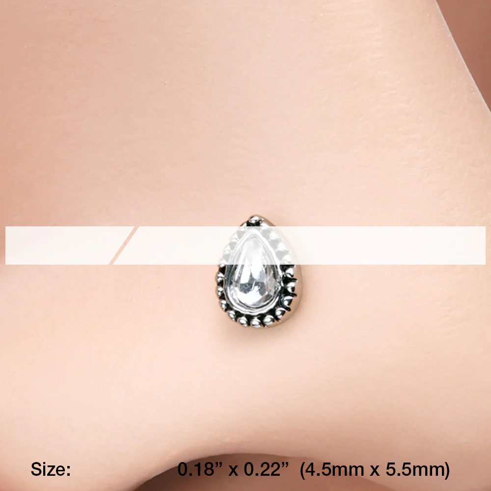 Chakra Sparkle Nose Stud Ring - Image 3