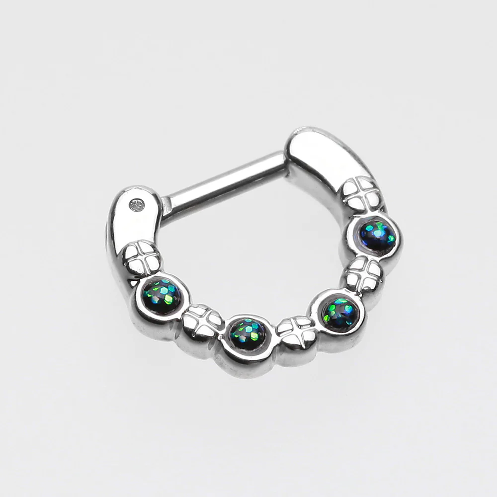 Classic Aurea Sparkle Septum Clicker - Image 3