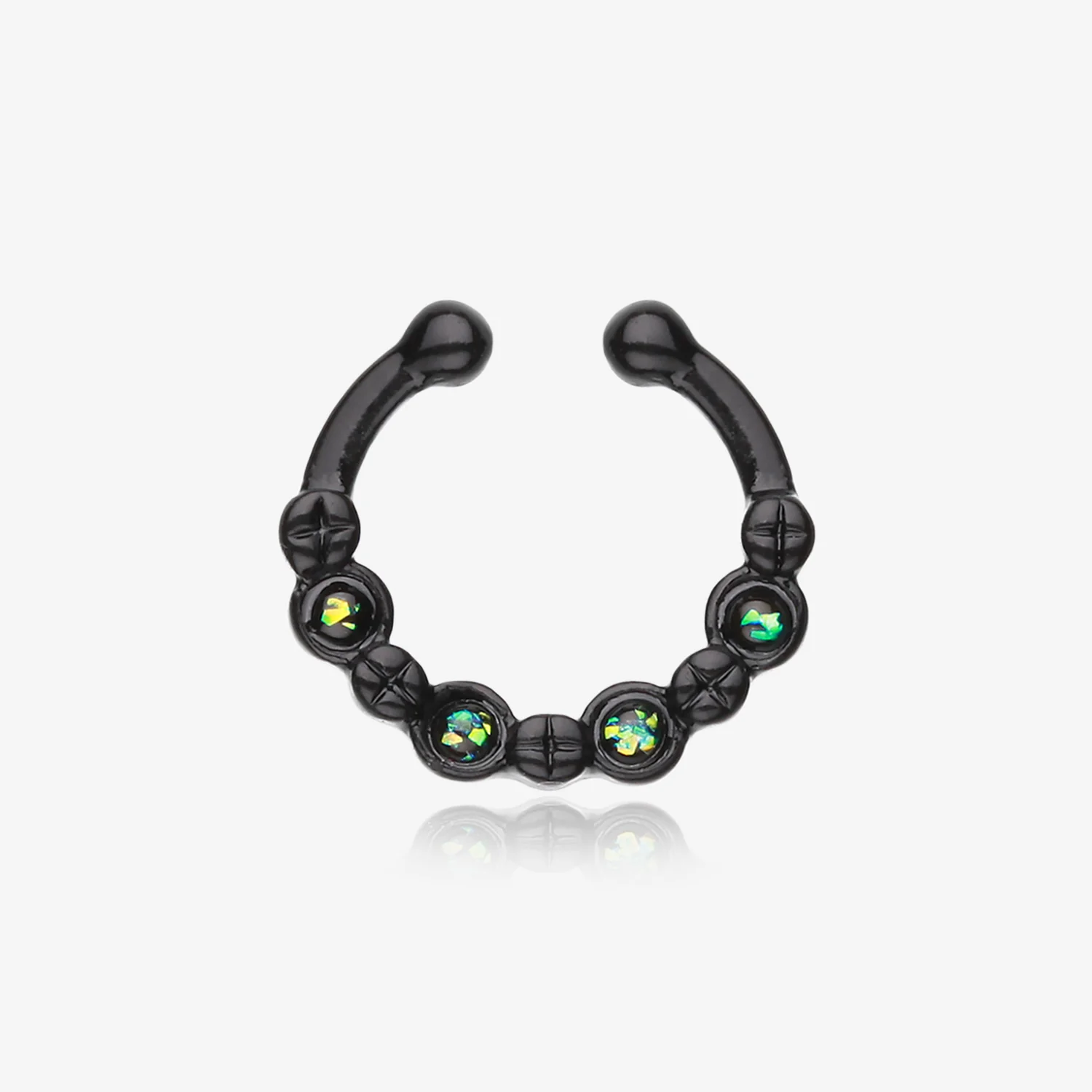 Colorline Aurea Sparkle Fake Septum Clip-On Ring