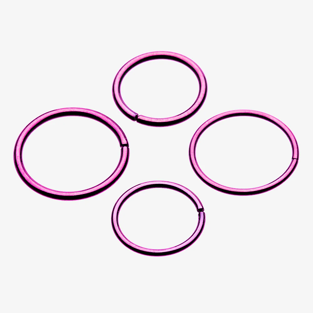 Colorline Basic Steel Bendable Hoop Ring - Image 4