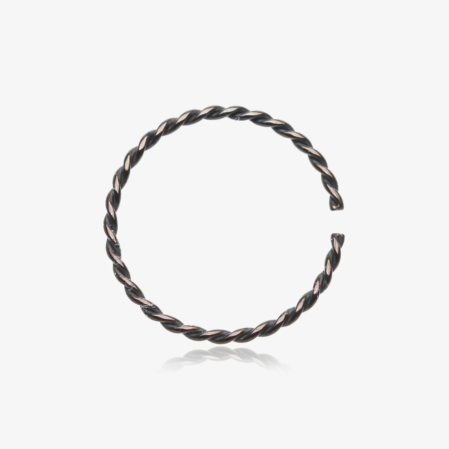 Colorline Classic Twist Wire Steel Bendable Hoop Ring