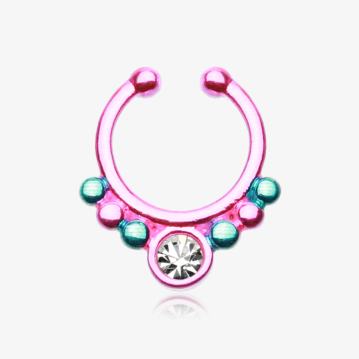 Colorline Gem Grandiose Fake Septum Clip-On Ring