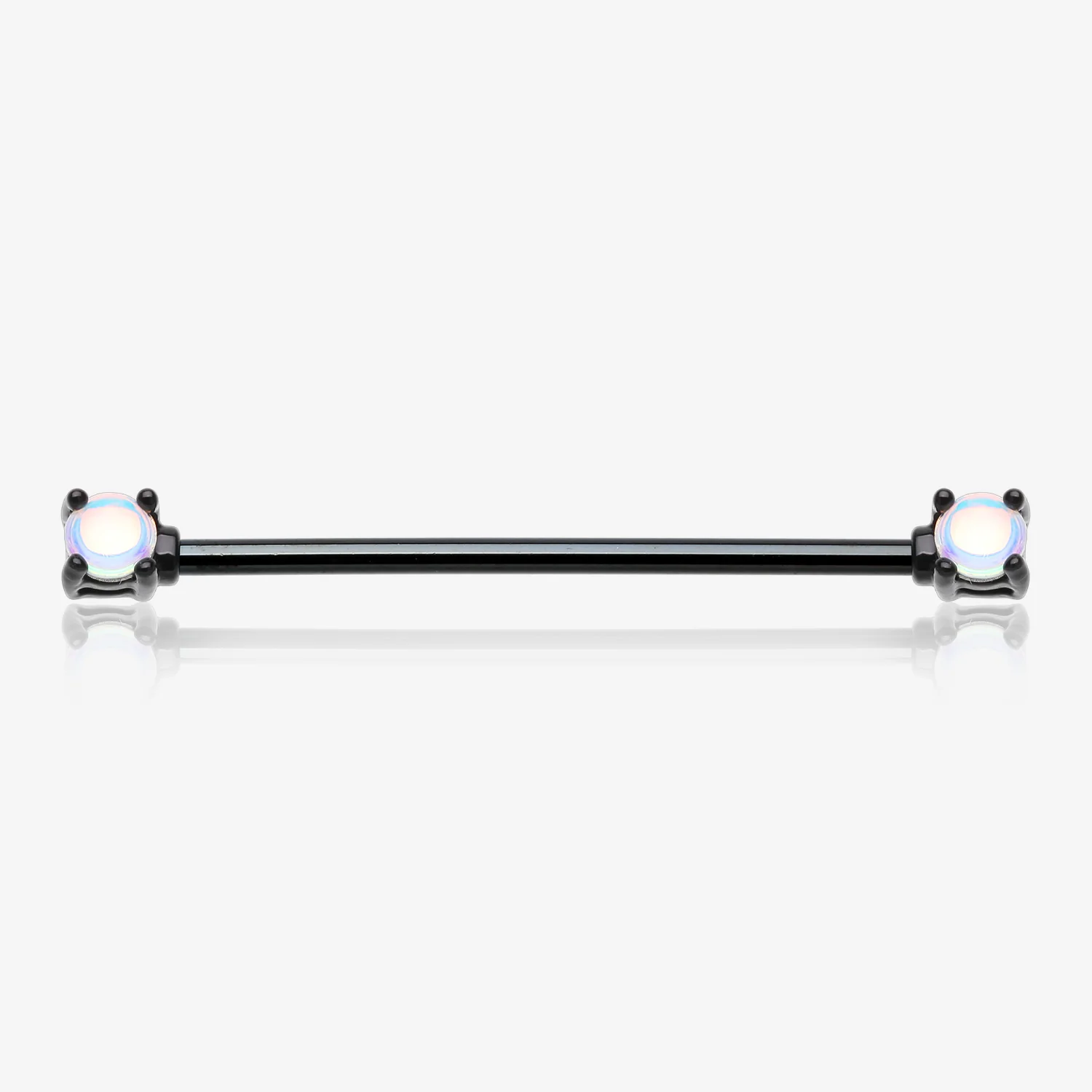 Colorline Iridescent Revo Double Prong Industrial Barbell