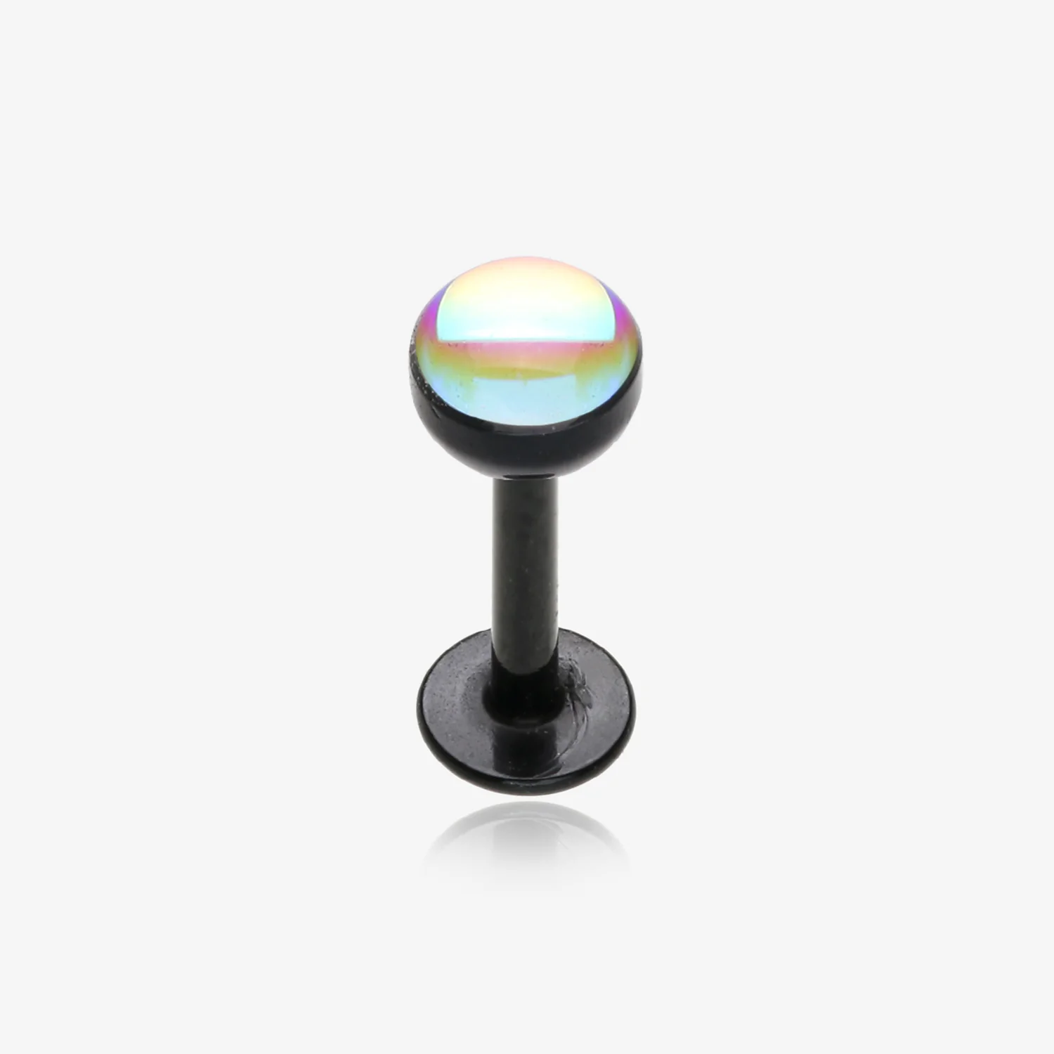 Colorline Iridescent Revo Sparkle Steel Labret