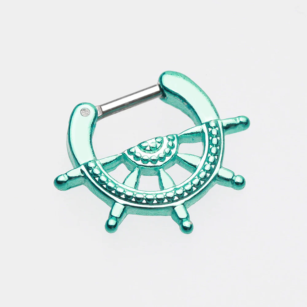 Colorline Nautical Wheel Septum Clicker - Image 3