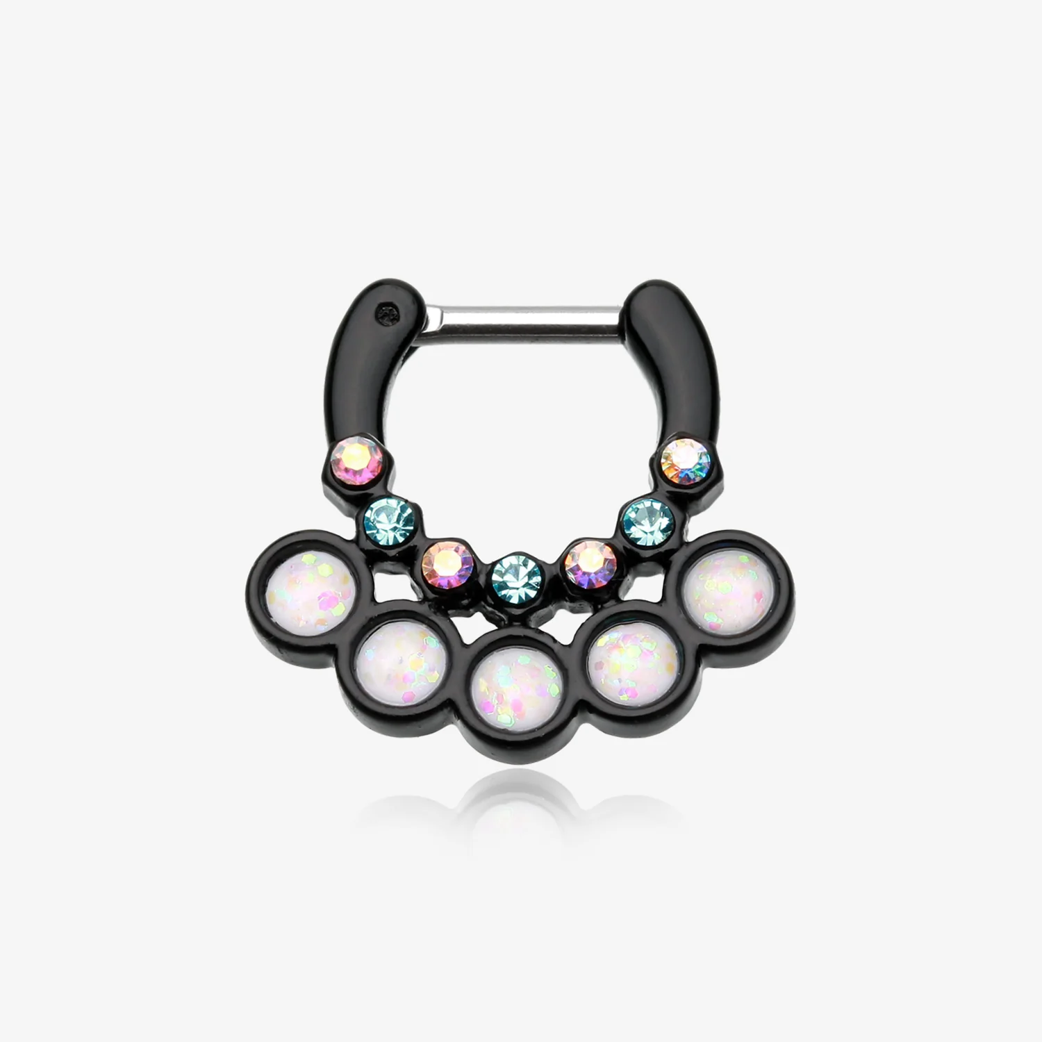 Colorline Opal Aureole Gemina Septum Clicker
