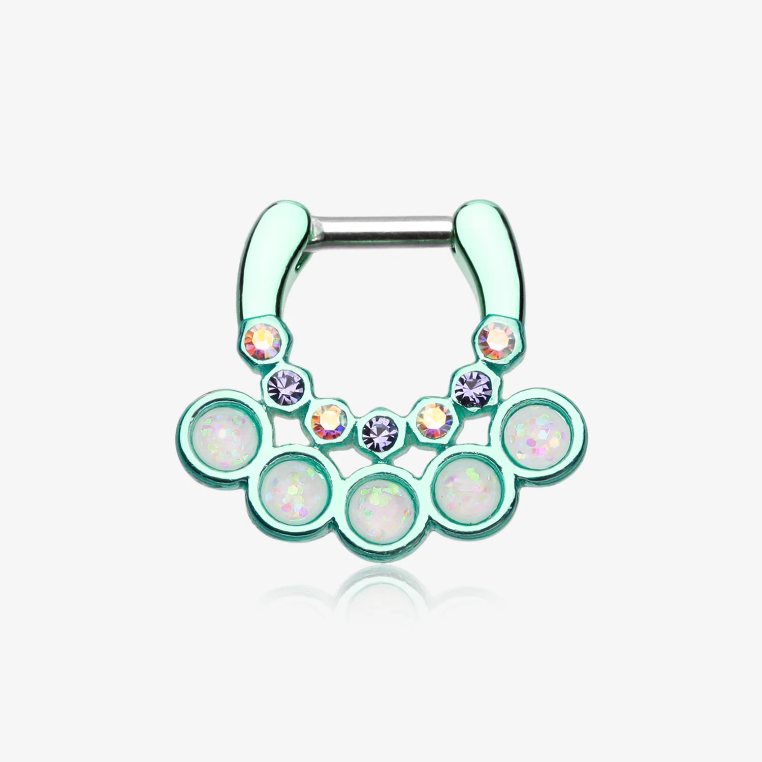 Colorline Opal Aureole Gemina Septum Clicker