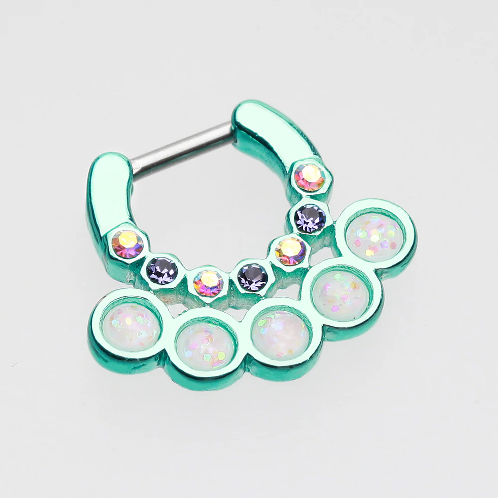 Colorline Opal Aureole Gemina Septum Clicker - Image 3