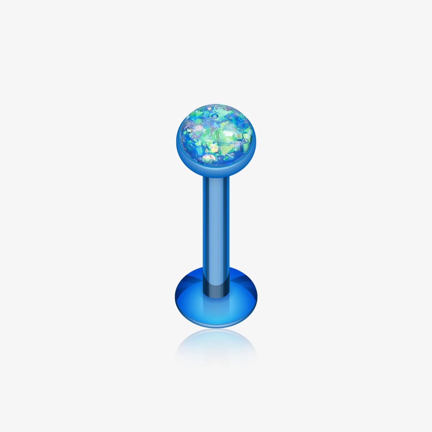 Colorline Opal Glitter Shower Dome Steel Labret
