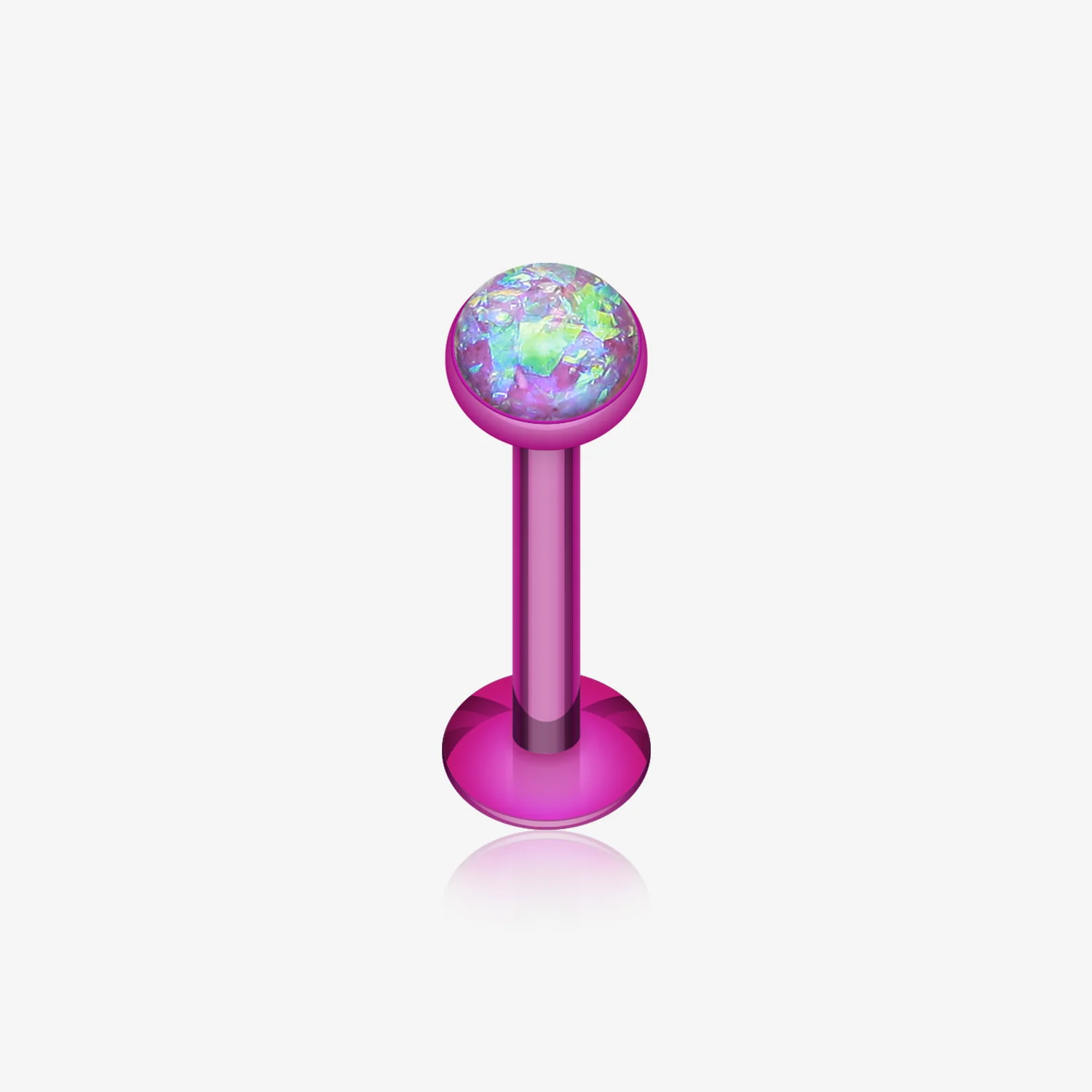 Colorline Opal Glitter Shower Dome Steel Labret