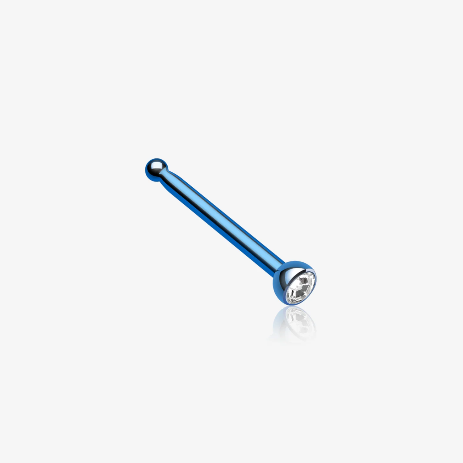 Colorline Press Fit Gem Top Nose Stud Ring