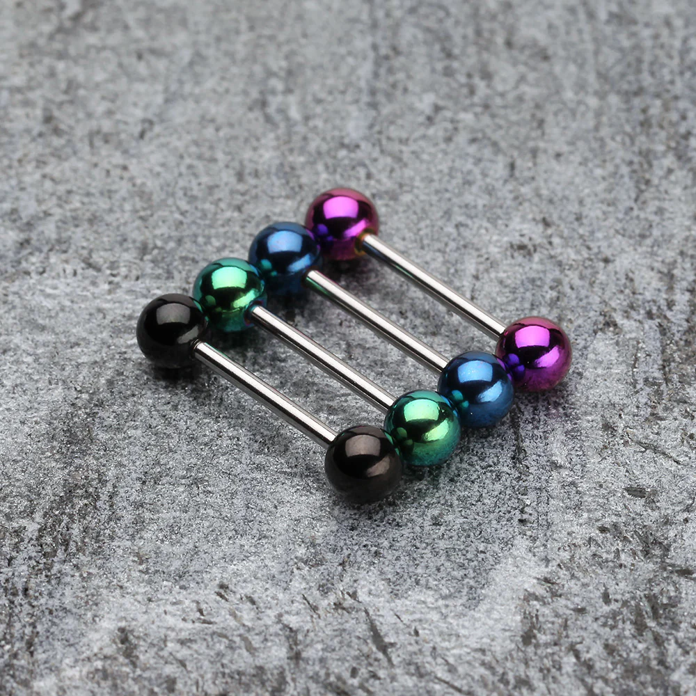 Colorline PVD Ball Top Steel Barbell - Image 3